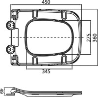 Комплект Унитаз подвесной BelBagno Sela BB3201CHR белый + Крышка BB3201SC белая + Инсталляция Grohe Rapid SL 38772001 3 в 1 с кнопкой смыва