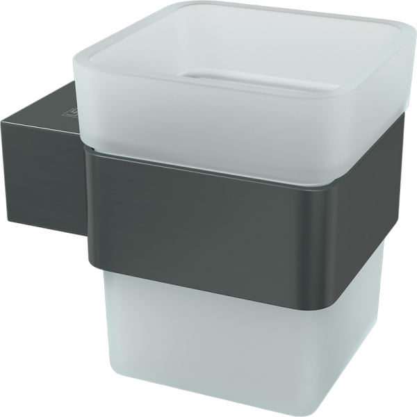 Стакан Lemark Smooth line 9736015 графит