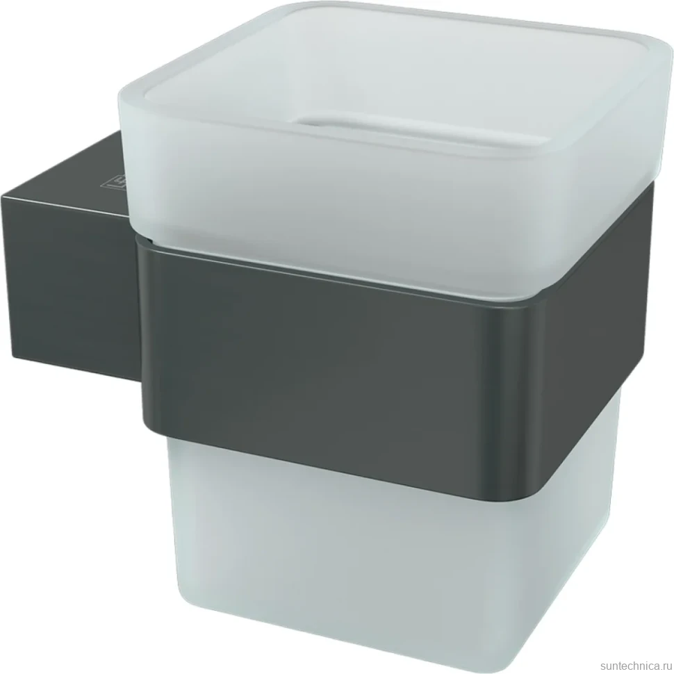 Стакан Lemark Smooth line 9736015 графит