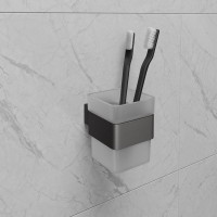 Стакан Lemark Smooth line 9736015 графит