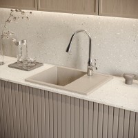 Мойка кухонная Domaci Болонья М-151-004 песочная Мойка кухонная Domaci Болонья М-151-004 песочная