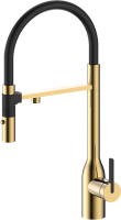 Смеситель для кухни Paulmark Magneto One Ma213188-LG светлое брашированное золото