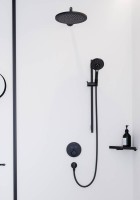 Душевая лейка Hansgrohe Raindance Select S 26530670 матовая черная