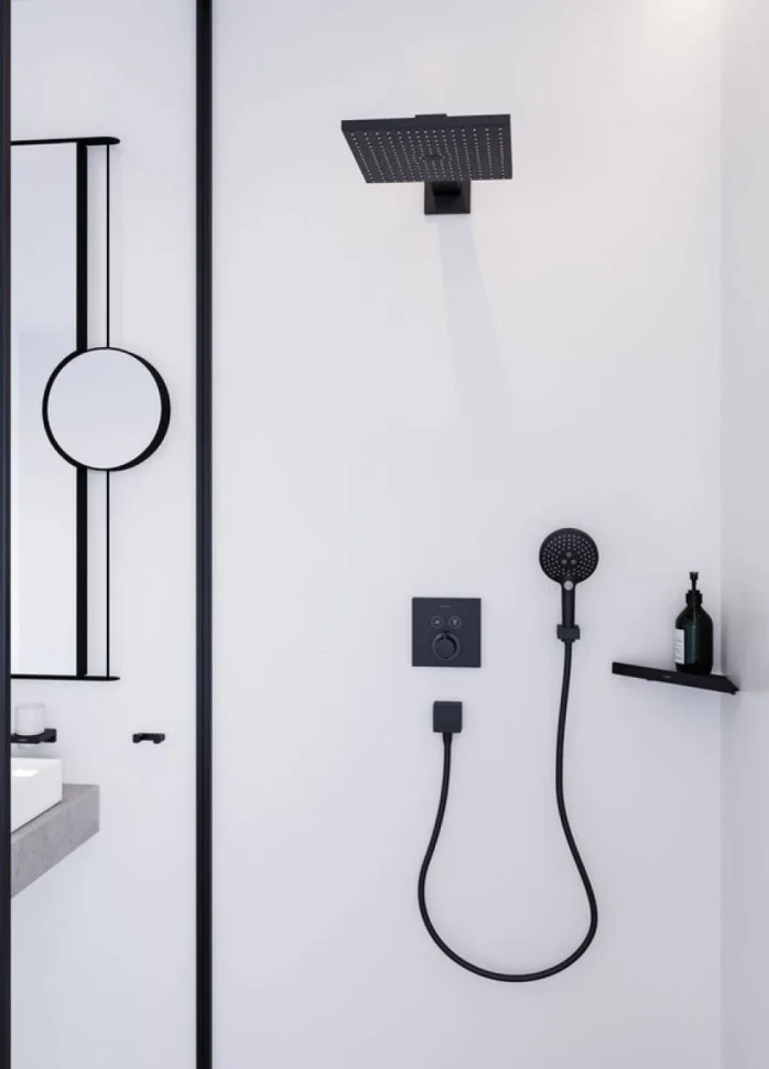 Душевая лейка Hansgrohe Raindance Select S 26530670 матовая черная