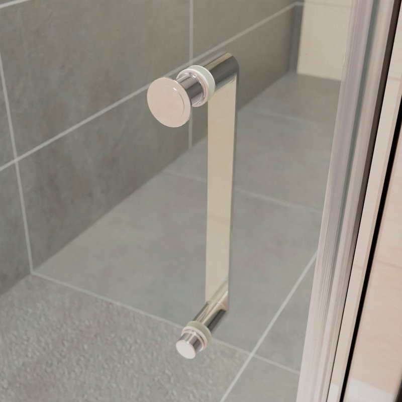 Душевой уголок RGW Passage PA-14+110 см (118-122)x110x195 профиль хром, стекло прозрачное