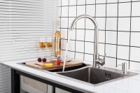 Смеситель для кухни Frap F40899 сатин