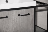 Тумба под раковину Style Line Лофт 80/100 бетон