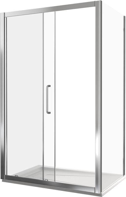 Душевой уголок Good Door Neo WTW+SP 110х90 см + очиститель для стекол