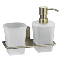 Набор Стакан Wasserkraft Exter K-5228D + Дозатор K-5289 Набор Стакан Wasserkraft Exter K-5228D + Дозатор K-5289