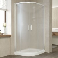 Душевой уголок Vegas Glass ZS-F 90*80 01 10 профиль белый, стекло сатин