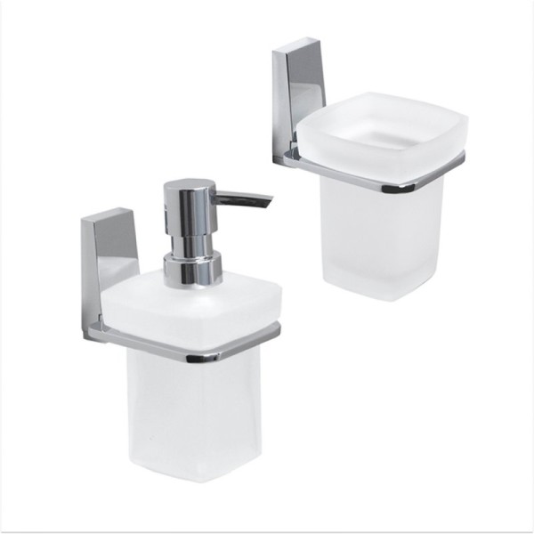 Набор Стакан Wasserkraft Lopau K-6028 + Дозатор K-6099