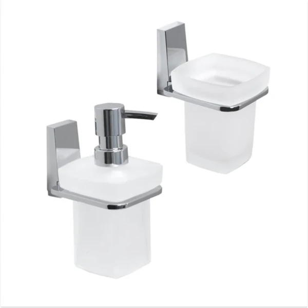 Набор Стакан Wasserkraft Lopau K-6028 + Дозатор K-6099