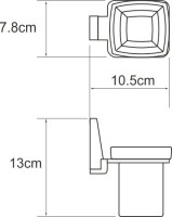 Набор Стакан Wasserkraft Lopau K-6028 + Дозатор K-6099 Набор Стакан Wasserkraft Lopau K-6028 + Дозатор K-6099