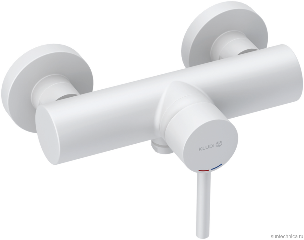 Смеситель для душа Kludi Bozz 388315376 белый матовый