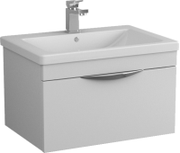 Тумба с раковиной Owl 1975 Sjel подвесная, белый лак, 65