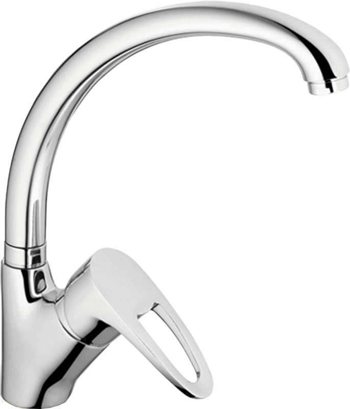 Смеситель для кухни Fashun A4165-2 хром