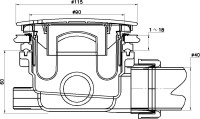 Поддон для душа RGW Lux TN 16180279-21 с сифоном