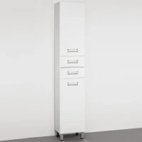 Шкаф пенал для ванной Style Line Ирис 36 белый