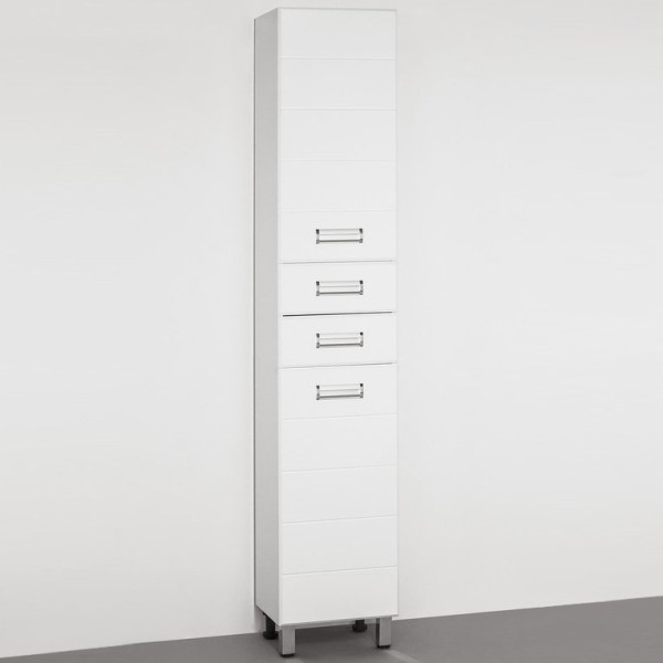 Шкаф пенал для ванной Style Line Ирис 36 белый