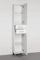 Шкаф пенал для ванной Style Line Ирис 36 белый