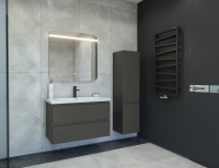 Мебель для ванной комнаты Caprigo Forte 90 подвесная, графит