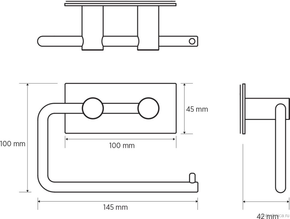 Набор Держатель Bemeta Easy 163112220 + Ершик 163113060