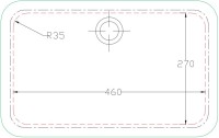 Раковина ArtCeram Gea GEL001 53 см