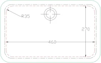 Раковина ArtCeram Gea GEL001 53 см