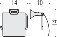 Набор Держатель Colombo Design Portofino B3291.CR + Ершик B3206, хром Набор Держатель Colombo Design Portofino B3291.CR + Ершик B3206, хром