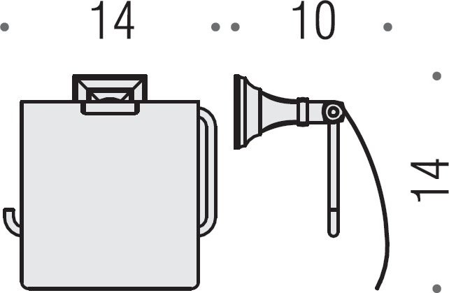 Набор Держатель Colombo Design Portofino B3291.CR + Ершик B3206, хром