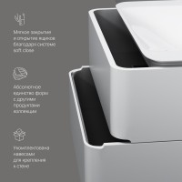 Тумба под раковину без столешницы AM.PM Sensation 80 подвесная, белый глянец