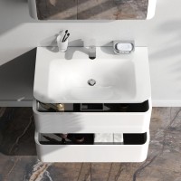 Тумба под раковину без столешницы AM.PM Sensation 80 подвесная, белый глянец