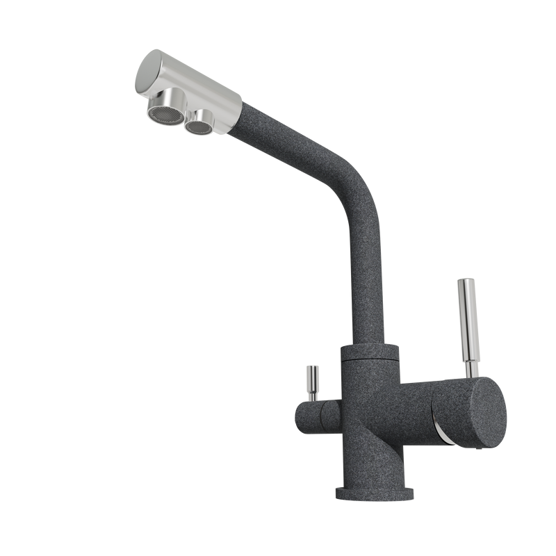 Смеситель для кухни Emar Quartz 3003N антрацит