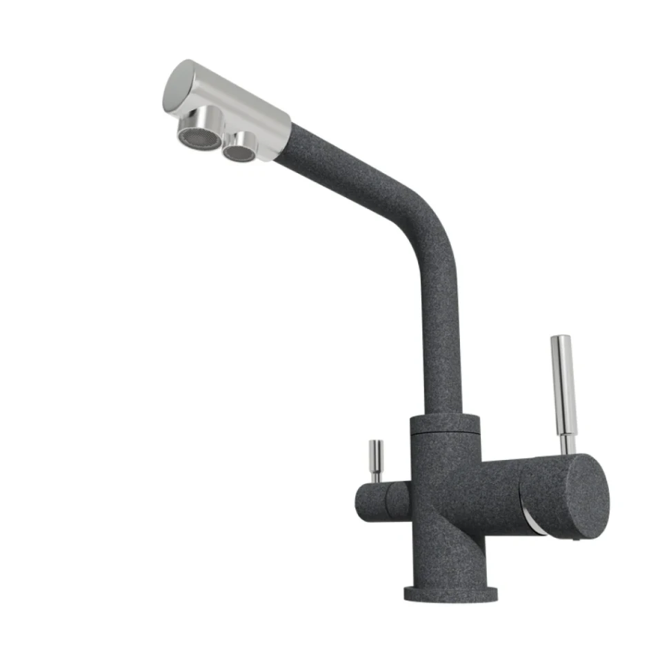 Смеситель для кухни Emar Quartz 3003N антрацит