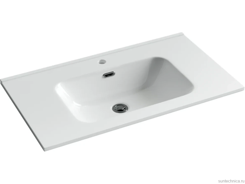 Тумба с раковиной La Fenice Terra Twin 80 подвесная, bianca, раковина Slim Line 80 см