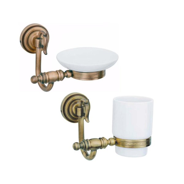 Набор Стакан Boheme Medici 10604 + Мыльница 10603