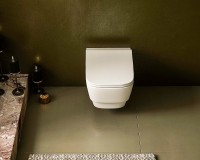 Комплект Унитаз подвесной Boheme Bello 971-MW белый матовый + Крышка 975-MW белая матовая + Инсталляция Geberit Duofix Delta 458.163.21.1 с кнопкой смыва, хром + Звукоизоляция