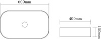 Накладная раковина SantiLine SL-1017MB