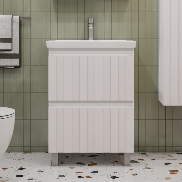 Тумба под раковину без столешницы Vigo Finlay 60 белая