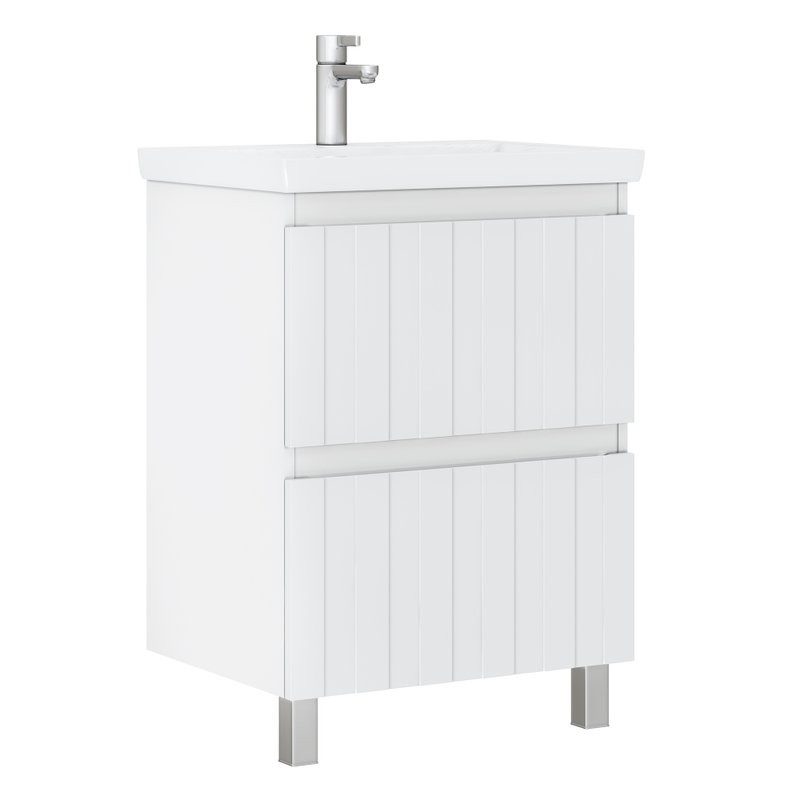 Тумба под раковину без столешницы Vigo Finlay 60 белая
