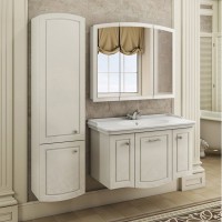 Зеркало-шкаф Comforty Палини 100 белое Зеркало-шкаф Comforty Палини 100 белое