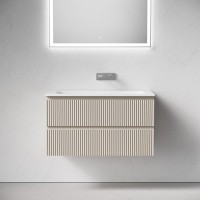 Тумба под раковину Sancos подвесная Snob R 90 Beige Soft SNR90CE