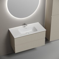 Тумба под раковину Sancos подвесная Snob R 90 Beige Soft SNR90CE