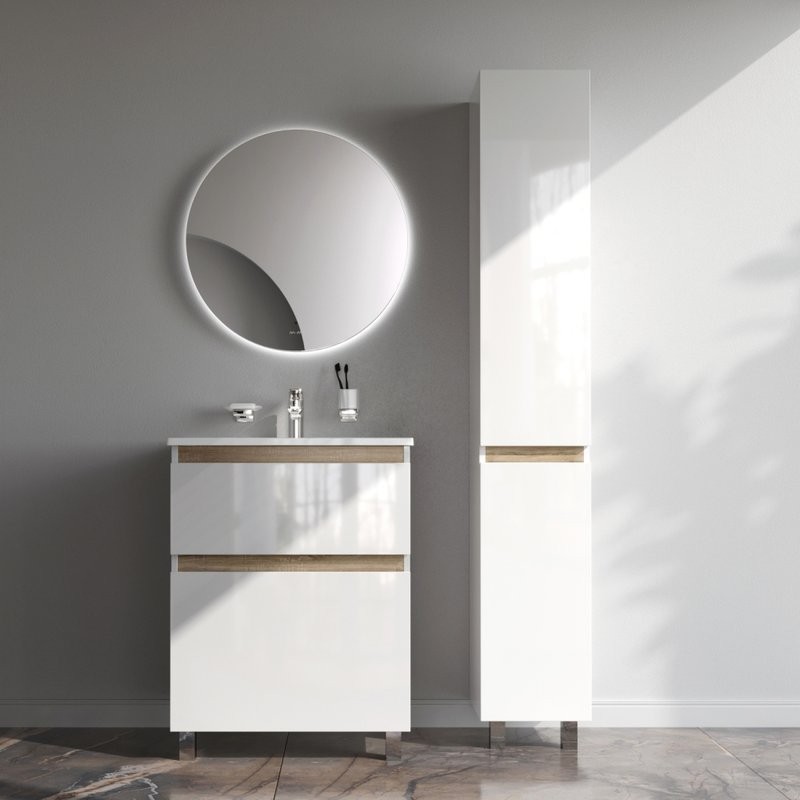 Тумба с раковиной AM.PM X-Joy 65, напольная, белый глянец