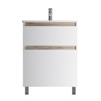 Тумба с раковиной AM.PM X-Joy 65, напольная, белый глянец