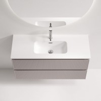 Тумба с раковиной Sancos Snob R 100 Doha Soft, раковина CN7027