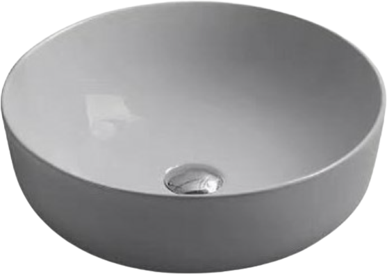 Накладная раковина SantiLine SL-1054MG серый матовый