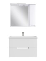 Мебель для ванной комнаты SanStar Ориана 80 подвесная, раковина Cersanit Moduo 80