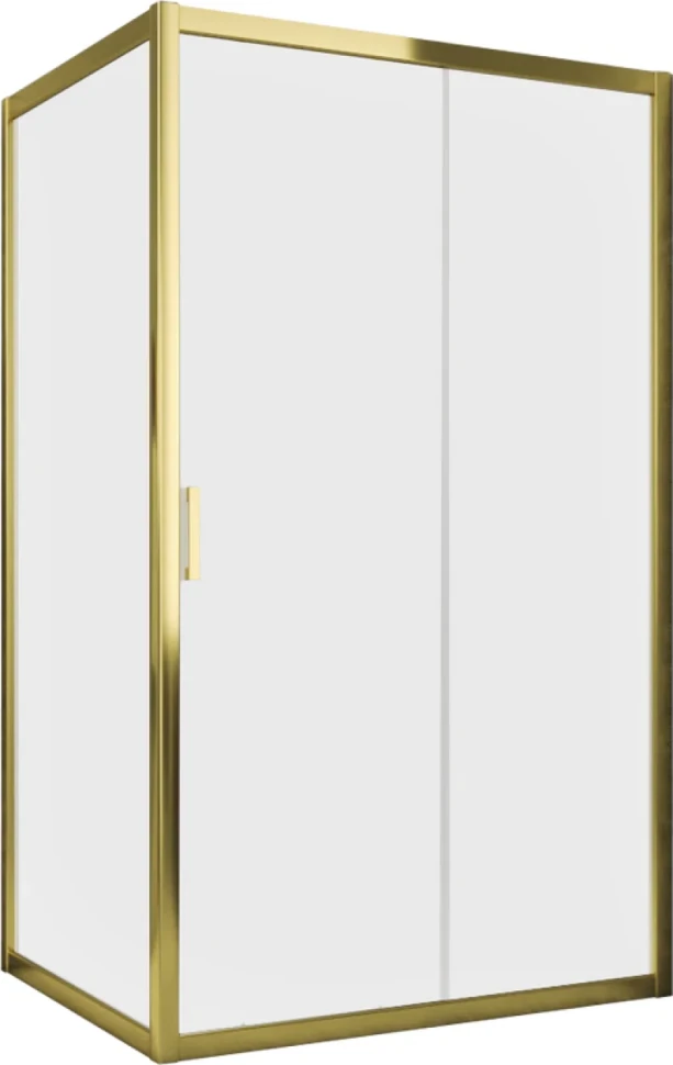 Душевой уголок Vegas Glass ZP+ZPV Tur Novo h1900 110*70 09 10 профиль золото, стекло сатин