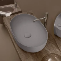 Накладная раковина Kerasan Nolita 534389*0 60x40 см, ferro matt Накладная раковина Kerasan Nolita 534389*0 60x40 см, ferro matt